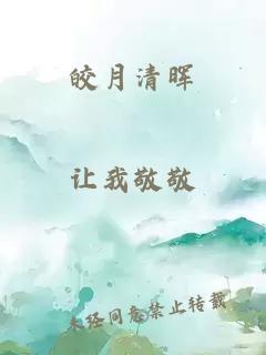皎月清晖